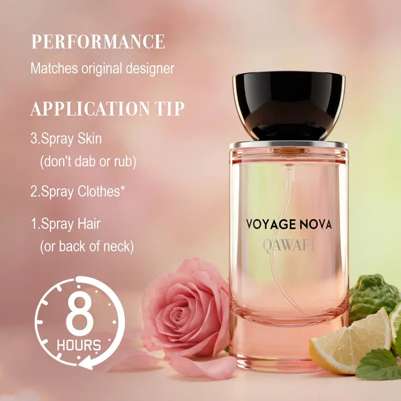 Voyage Nova | Luxury Rose Fruity Floral Perfume