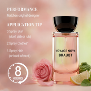 Voyage Nova | Luxury Rose Fruity Floral Perfume