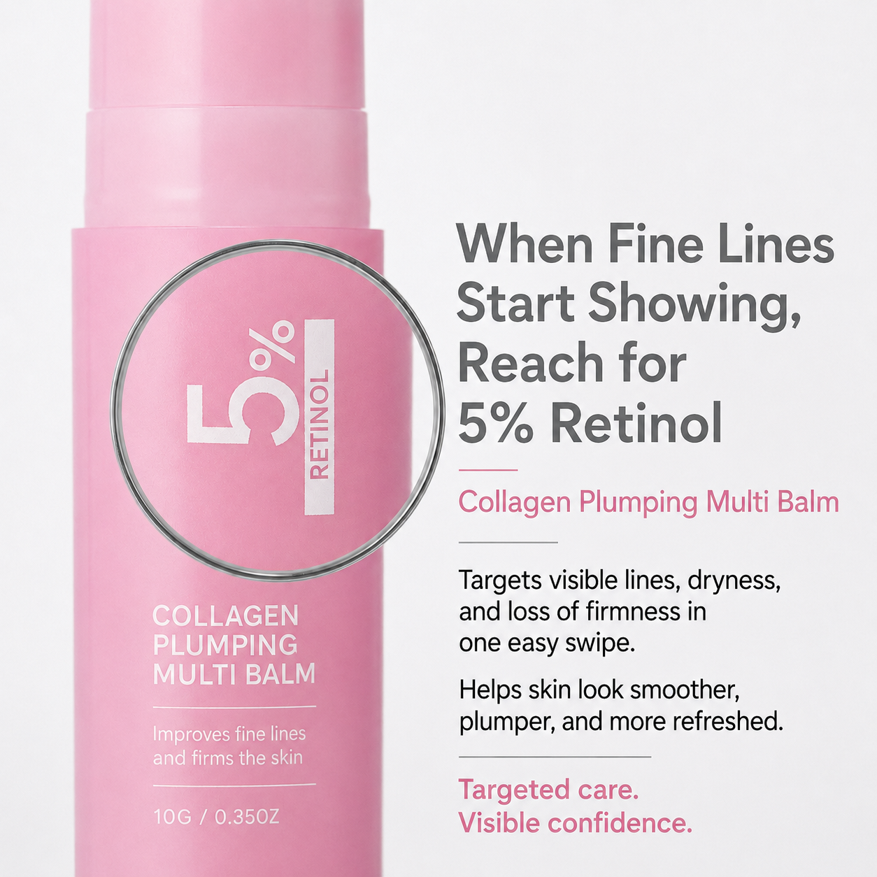 Pink Collagen Plumping Multi Balm – Firm, Smooth & Youthful Skin