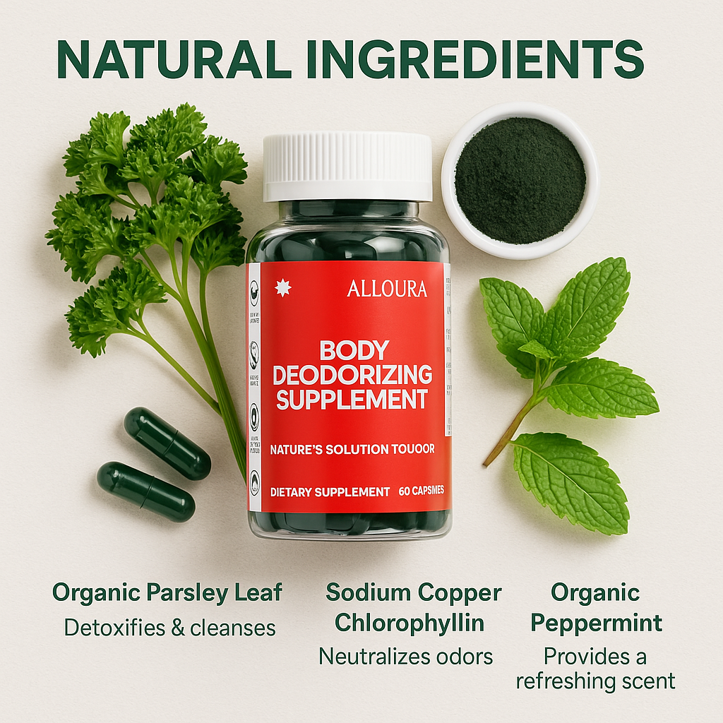 Chlorophyll Pill - Full Body Deodorant Supplement